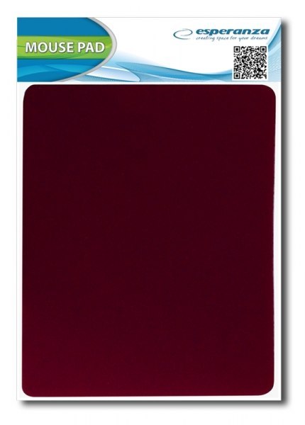 EA145R Esperanza podkładka pod mysz materiał czerwona EA145R Esperanza podkładka pod mysz materiał czerwona