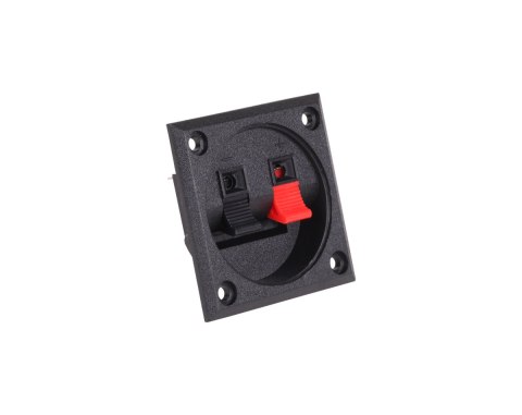 Gniazdo głośnikowe 2 PIN kwadrat Gniazdo głośnikowe 2 PIN kwadrat