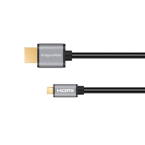 Kabel HDMI - micro HDMI 1.8m Kruger&Matz Basic Kabel HDMI - micro HDMI 1.8m Kruger&Matz Basic