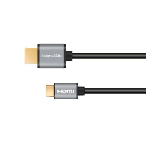 Kabel HDMI - mini HDMI 1.8m Kruger&Matz Basic Kabel HDMI - mini HDMI 1.8m Kruger&Matz Basic