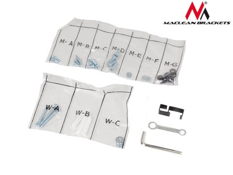 Uchwyt do telewizora Maclean, max vesa 200x200, 23-42", 30kg, MC-648