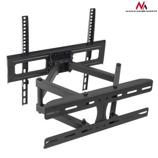 Uchwyt do telewizora lub monitora Maclean, uniwersalny, max VESA 400x400, 26-65", 30kg, czarny, MC-760