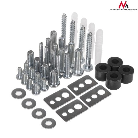 Uchwyt do telewizora lub monitora Maclean, uniwersalny, max VESA 400x400, 26-65", 30kg, czarny, MC-760