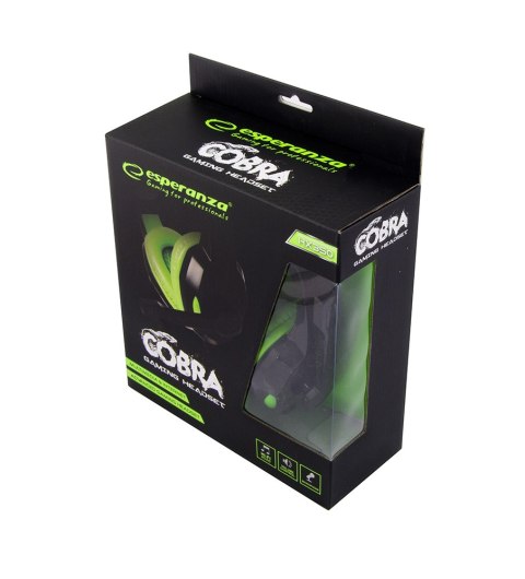 EGH350G Esperanza słuchawki z mikrofonem gaming cobra
