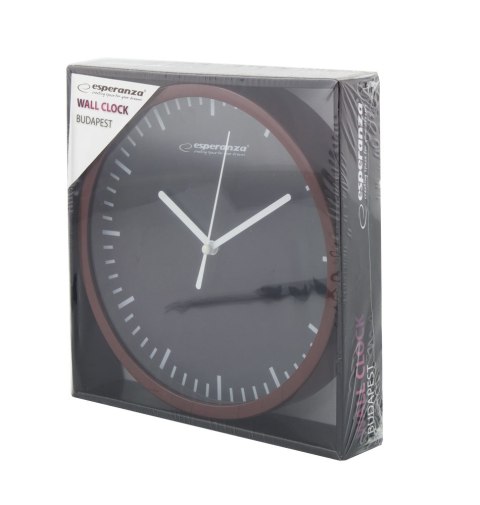 EHC010K Esperanza zegar ścienny budapest czarny