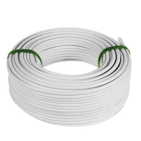 Kabel koncentryczny Maclean, Przewód antenowy satelitarny, RG61.02CU+4.8FPE+CU/P+32*0.12CU+6.8PVC, 100M, MCTV-472