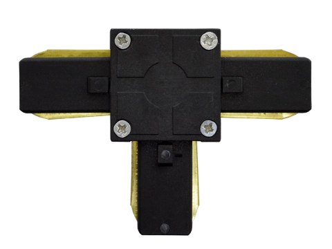 Łącznik do szyn jednofazowych kształt t czarny 230v