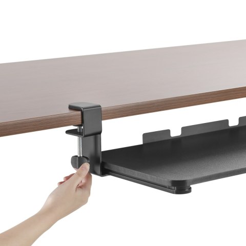 Uchwyt na klawiaturę podbiurkowy Maclean, regulowany, MC-839