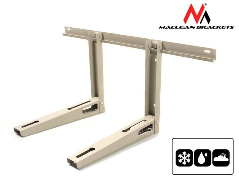 Uchwyt wspornik klimatyzatora / pompy ciepła Maclean, długość ramienia 450mm, stal galwanizowana, do 100kg, MC-622