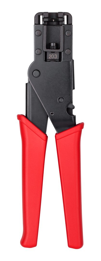 Zaciskarka kompresyjna do wtyków F Zaciskarka kompresyjna do wtyków F