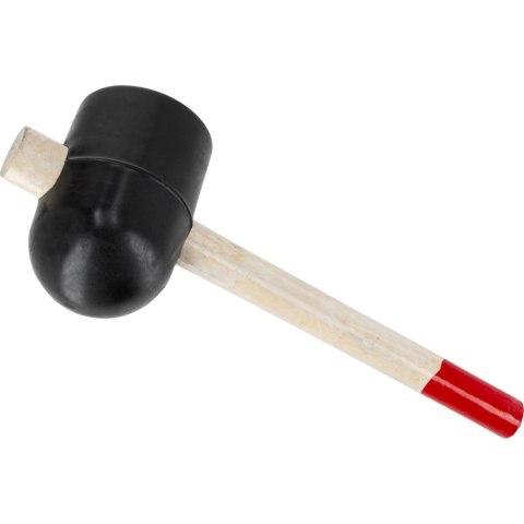 Młotek gumowy 1115g, fi=90mm, rękojeść drewniana Młotek gumowy 1115g, fi=90mm, rękojeść drewniana