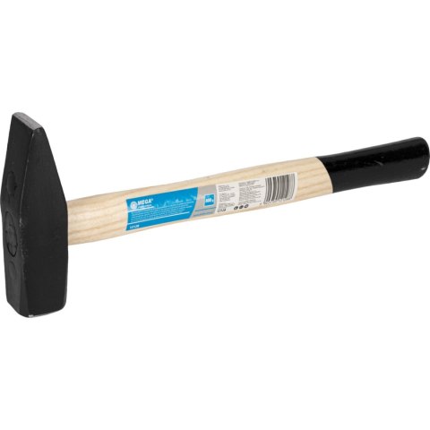 Młotek ślusarski z trzonkiem drewnianym 800g