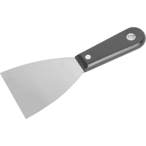 Szpachelka 100mm, polerowana, ręk. plastikowa Szpachelka 100mm, polerowana, ręk. plastikowa