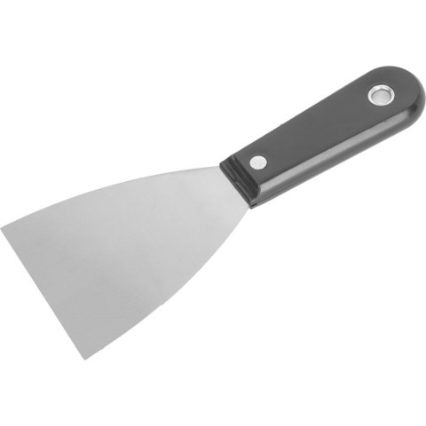 Szpachelka 80mm, polerowana, ręk. plastikowa