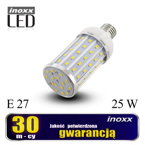 Żarówka e27 led corn 25w metalowa 6000k zimna