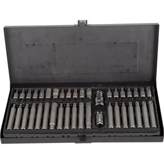 Zestaw końcówek t20-t55,m5-m12,hex 4-12, 40 szt., s2 proline