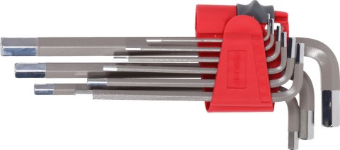 Klucze imbusowe długie kpl.9 szt. 1.5-10mm, s2, proline Klucze imbusowe długie kpl.9 szt. 1.5-10mm, s2, proline