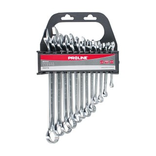 Klucze oczkowo-płaskie szt.12 (6-22mm), din 3113, cv,proline