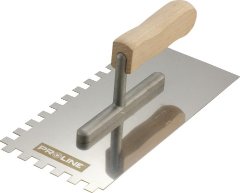 Paca nierdzewna 270*130mm ząb 6*6 rącz.drew.otw.alu proline Paca nierdzewna 270*130mm ząb 6*6 rącz.drew.otw.alu proline