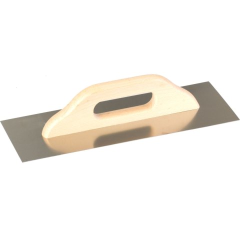 Paca nierdzewna 480*130mm, gładka, rękojeść drewniana