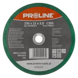 Tarcza do cięcia kamienia, t41, 230x3.0x22c30s proline