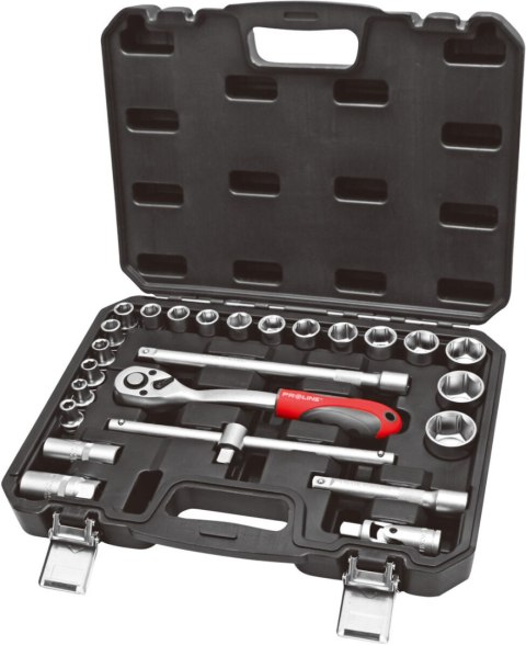 Zestaw 25 szt. nasadek i końcówek 1/2 crv proline Zestaw 25 szt. nasadek i końcówek 1/2 crv proline