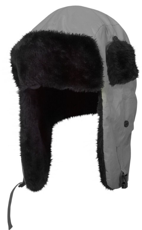 Czapki ocieplane uszanki szare l102010s, 12szt, ce, lahti Czapki ocieplane uszanki szare l102010s, 12szt, ce, lahti