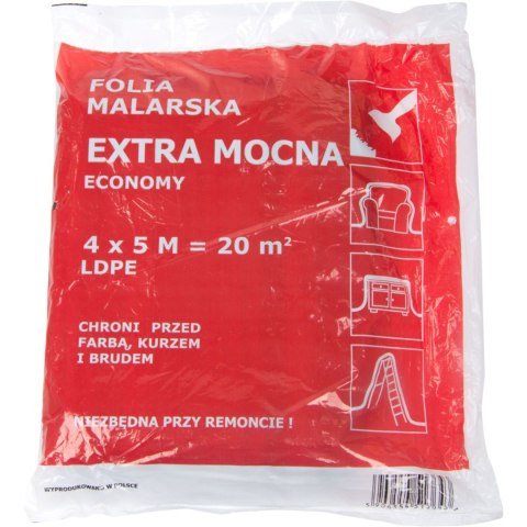 Folia budowlana ldpe 4*5m, extra mocna(grub.: ok.45 mikro-m) Folia budowlana ldpe 4*5m, extra mocna(grub.: ok.45 mikro-m)