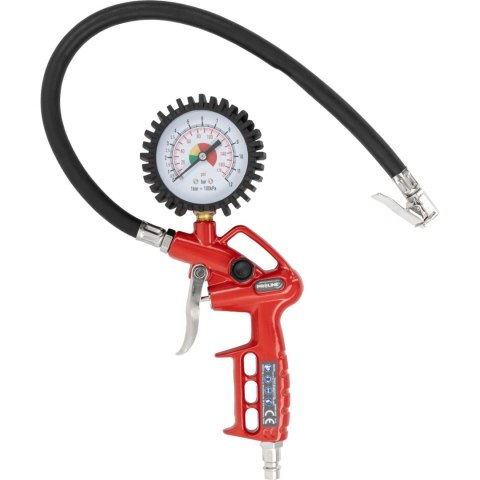 Pistolet do pompowania z manometrem, proline, ce
