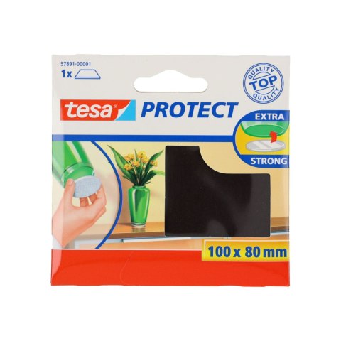 Podkładka filcowa 100mm:80mm, brązowa, 1szt. Podkładka filcowa 100mm:80mm, brązowa, 1szt.