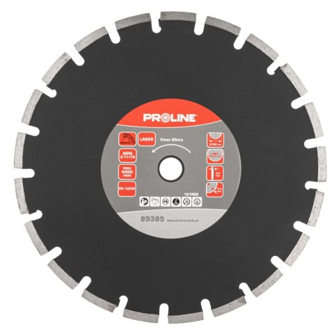 Tarcza diamentowa laser (asfalt) 350*2.9*8.4*25.4 proline Tarcza diamentowa laser (asfalt) 350*2.9*8.4*25.4 proline