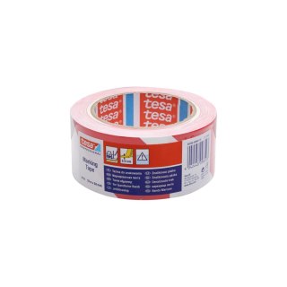 Taśma ostrzegawcza pvc 33m:50mm, biało-czerwona; przylepna