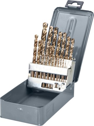 Wiertła do metalu hss-co din338 szlif.szt.19(1-10mm) proline