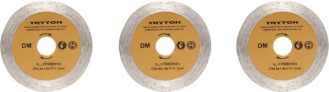 Zestaw tarczy diamentowych 54.8x11.1mm do przecinarki tpw500k - 3 szt