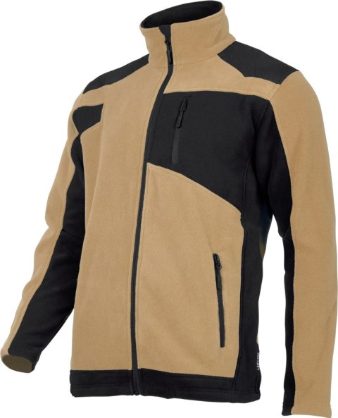 Bluza polar. ze wzmocnieniami beż.-czar., "m", ce, lahti