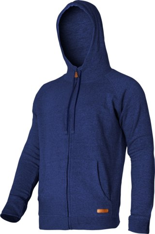 Bluza z kapturem i suwakiem granatowa, "l", ce, lahti