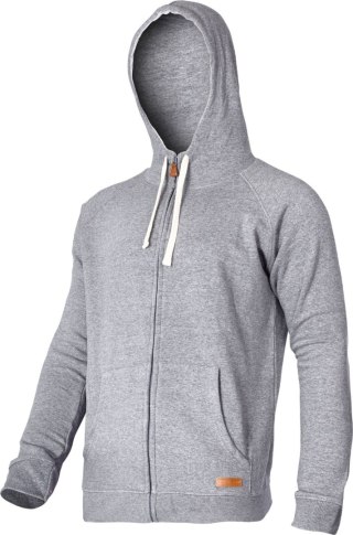 Bluza z kapturem i suwakiem szara, "m", ce, lahti