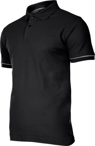 Koszulka polo, 220g/m2, czarna, "2xl", ce, lahti