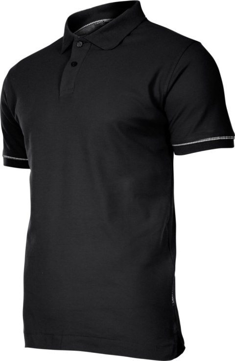 Koszulka polo, 220g/m2, czarna, "2xl", ce, lahti