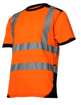 Koszulka t-shirt ostrzegawcza, pom.-czarna, "2xl", ce, lahti