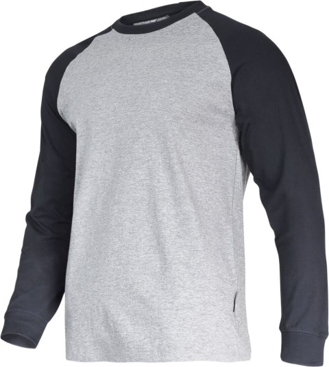 Koszulka z dł. rękaw. 190g/m2, szaro-czar., "2xl", ce,lahti