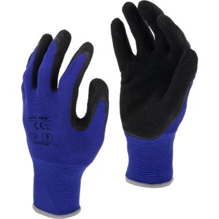 Rękawice lateks czarno-gran. l211711p, karta, "11", ce,lahti