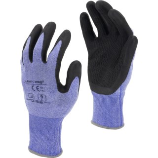 Rękawice lateks czarno-nieb. l211611p, karta, "11", ce,lahti
