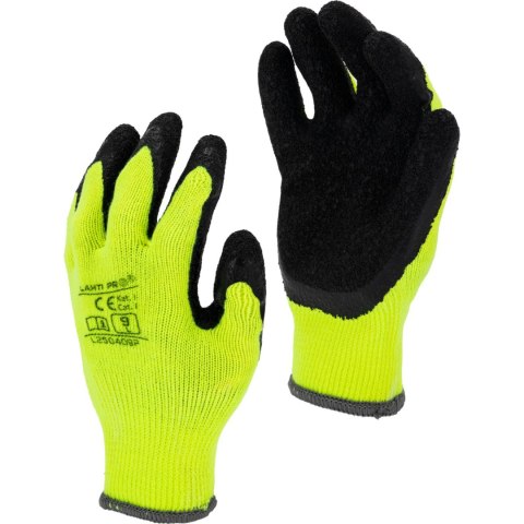 Rękawice ociep. czar.-żół. l250409p, karta, "9", ce, lahti