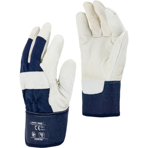 Rękawice ociep. granatowe l250610p, karta, "10", ce, lahti