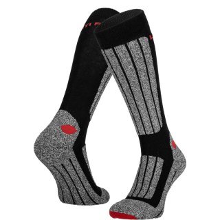 Skarpety rob. termiczne szaro-czer., 1 para, "39-42", lahti