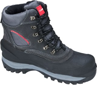 Śniegowce zamsz/oxford szaro-czerwone, "45", lahti