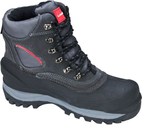 Śniegowce zamsz/oxford szaro-czerwone, "46", lahti