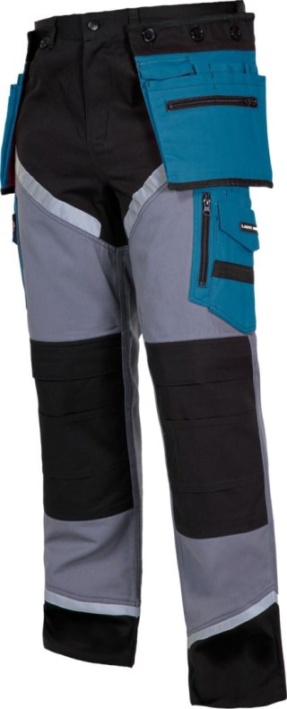 Spodnie czar-szar-turk. z pasami odblask., "m", ce, lahti