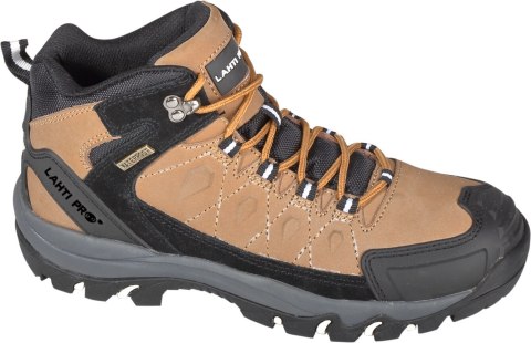 Trzewiki bez podn. nubuk. beż.-czar., o2 sra, "41", ce,lahti